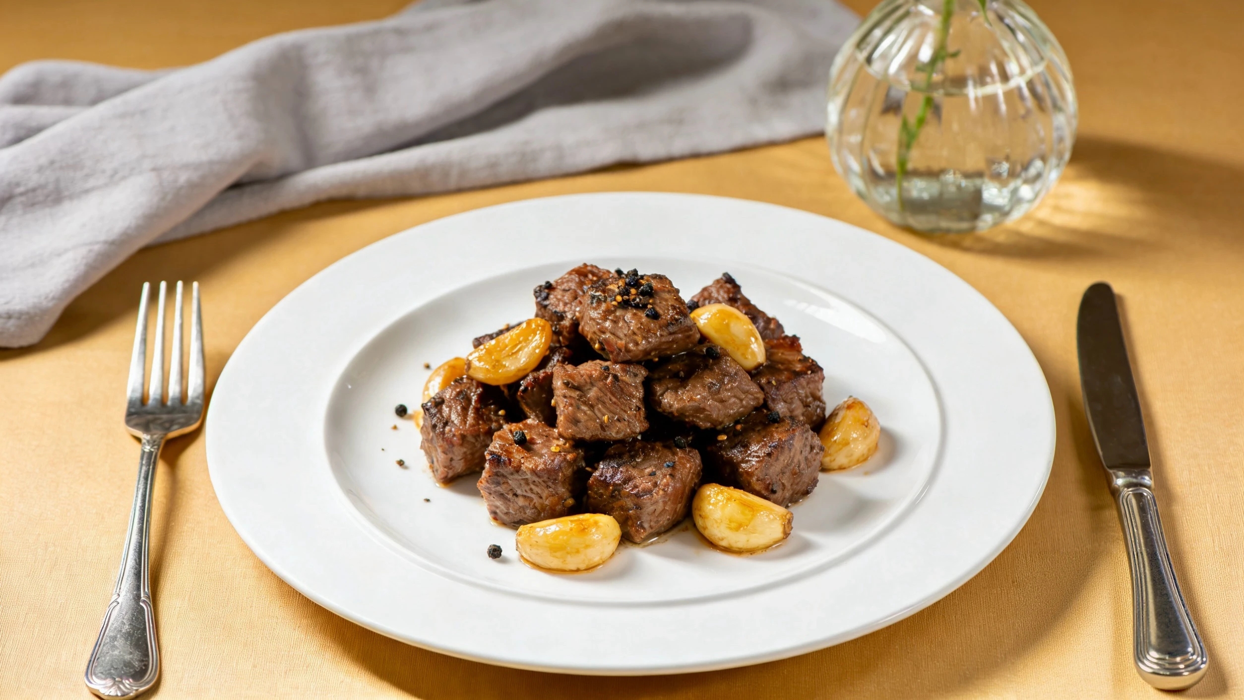 黑椒蒜子牛肉粒 黑椒蒜子牛肉粒